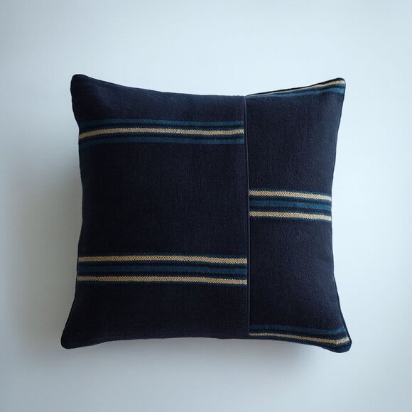 Ralph Lauren Home Other - Ralph Lauren Home Mathers Throw Pillow Cover Blue Linen Zip Closure 22 x 22 Inch